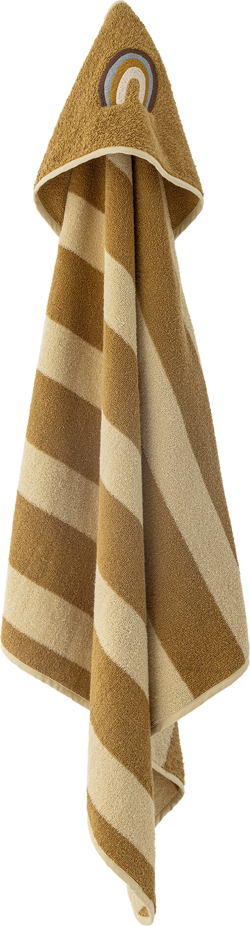 Bloomingville Mini - Agnes Håndklæde Med Hætte - Brun - Bomuld