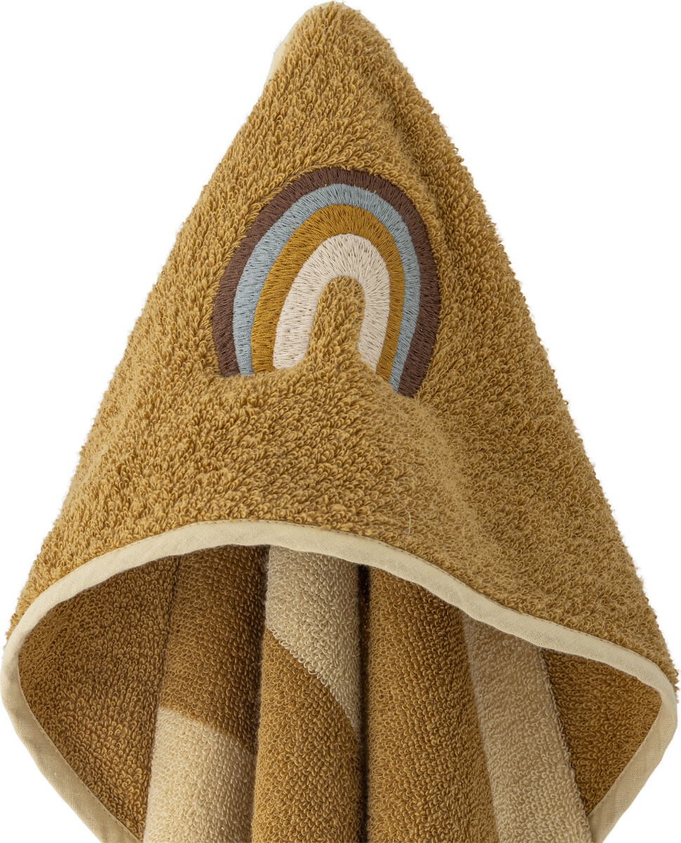 Bloomingville Mini - Agnes Håndklæde Med Hætte - Brun - Bomuld