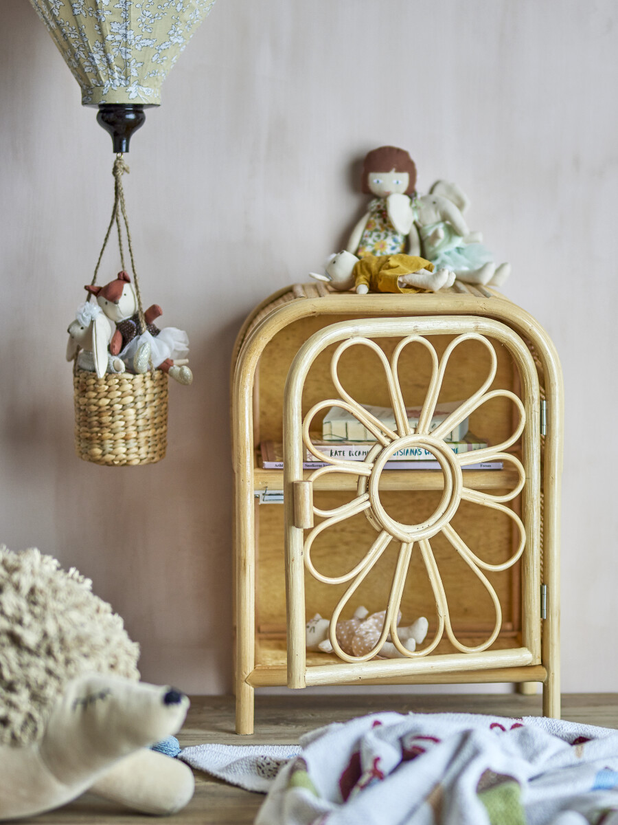 Bloomingville Mini - Anuke Skab Til Børneværelse - Natur - Rattan