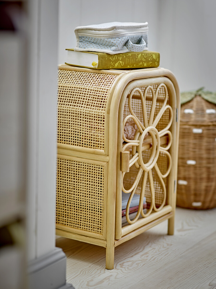 Bloomingville Mini - Anuke Skab Til Børneværelse - Natur - Rattan