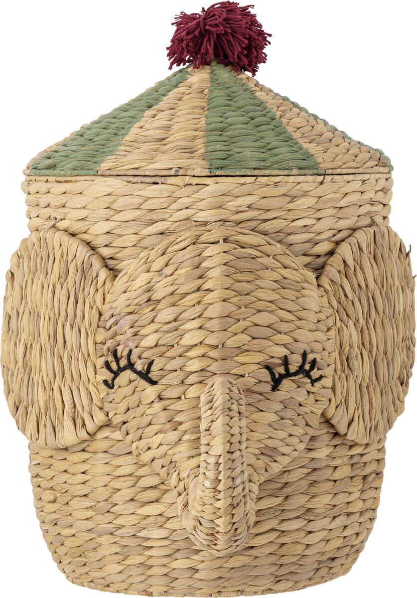 Bloomingville Mini - Kurv Med Låg - Bobo - Vandhyacint