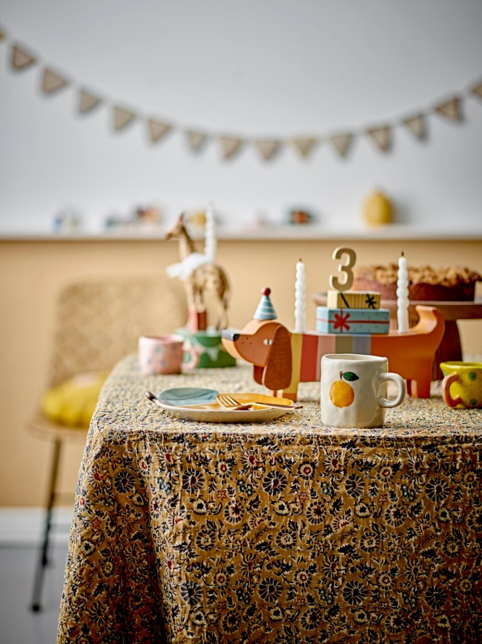 Bloomingville Mini - Charlie Fødselsdagsdekoration - Brun - Lotus