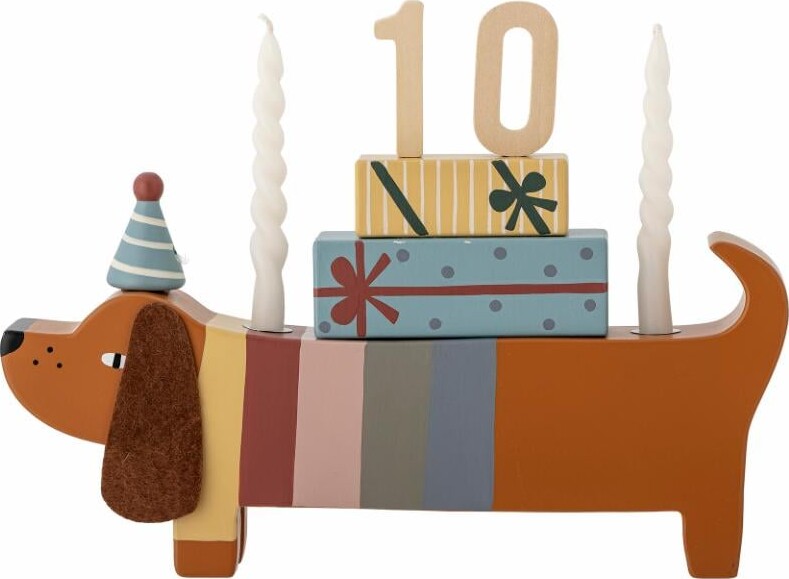 Bloomingville Mini - Charlie Fødselsdagsdekoration - Brun - Lotus