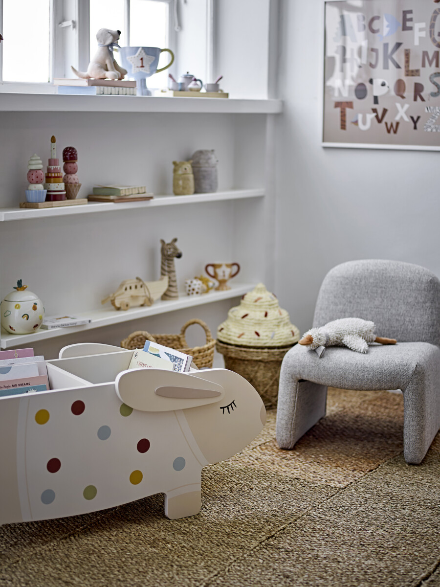 Bloomingville Mini - Kurv Med Låg - Cillie - Søgræs