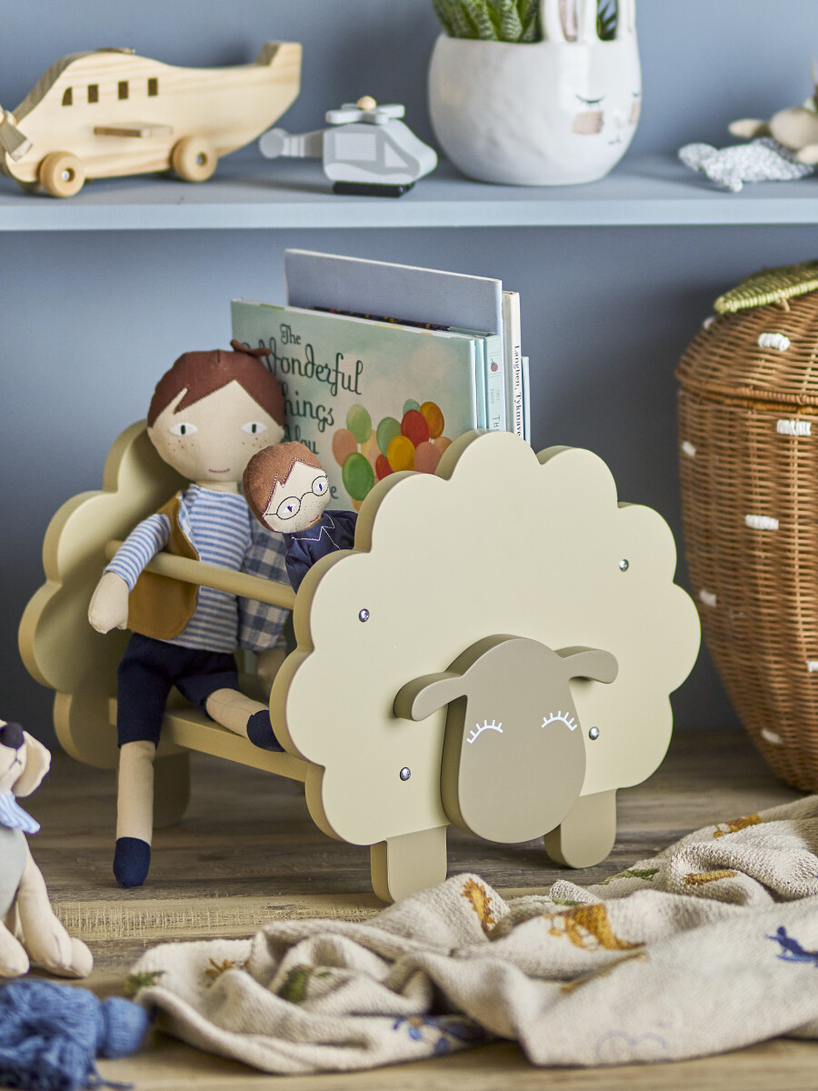 Bloomingville Mini - Dolly Bogreol Til Børn - Grå - Mdf