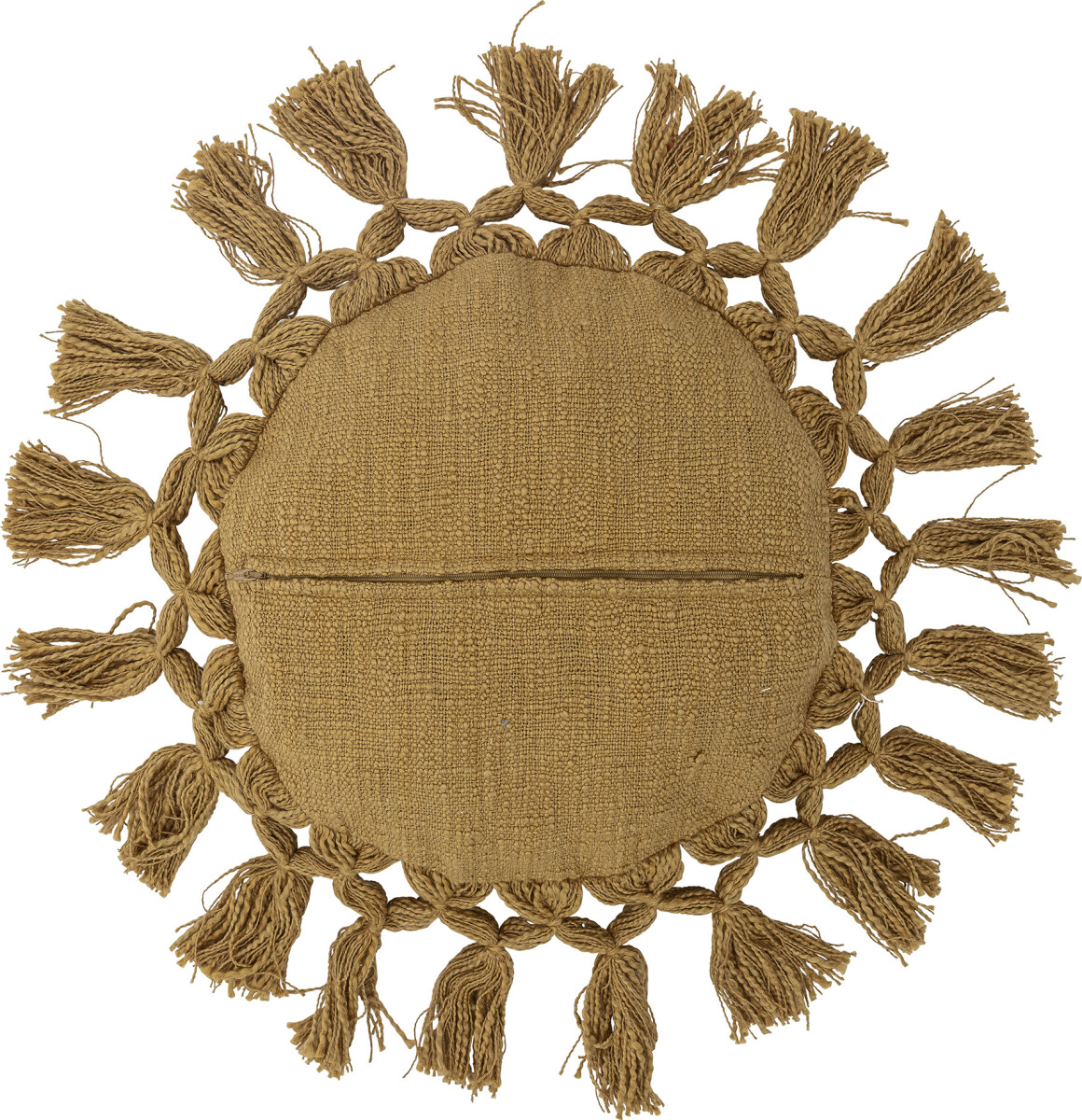Bloomingville Mini - Elinna Pude Til Børn - Gul - Bomuld - Ø 35 Cm
