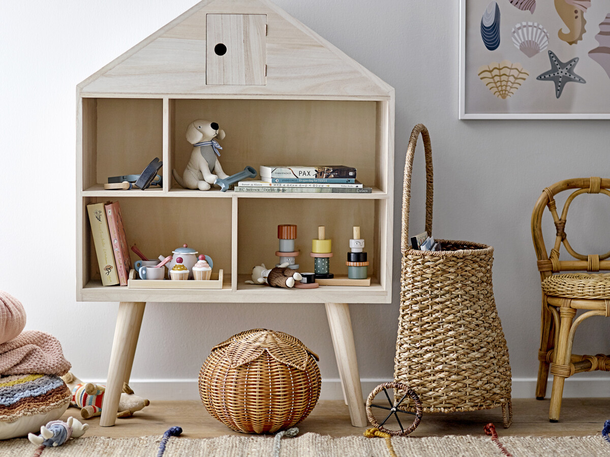 Bloomingville Mini - Gentrim Tesæt Til Børn - Grå - Krydsfiner - 8 Dele