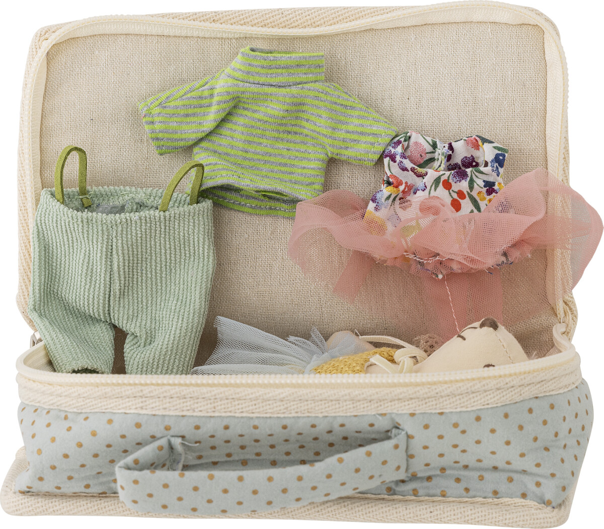 Bloomingville Mini - Lara Dukke - Polyester - Sæt Med 6 Dele