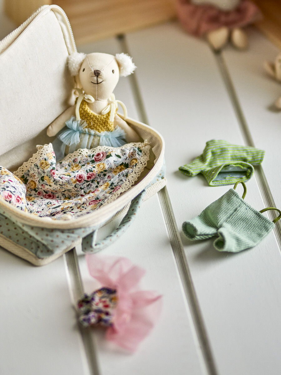 Bloomingville Mini - Lara Dukke - Polyester - Sæt Med 6 Dele