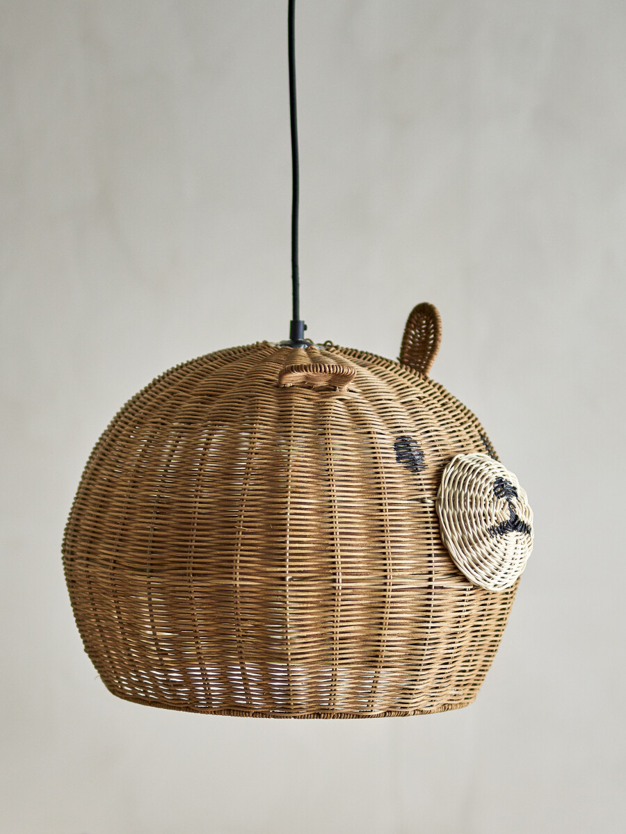 Bloomingville Mini - Lilu Lampeskærm Til Børneværelse - Rattan