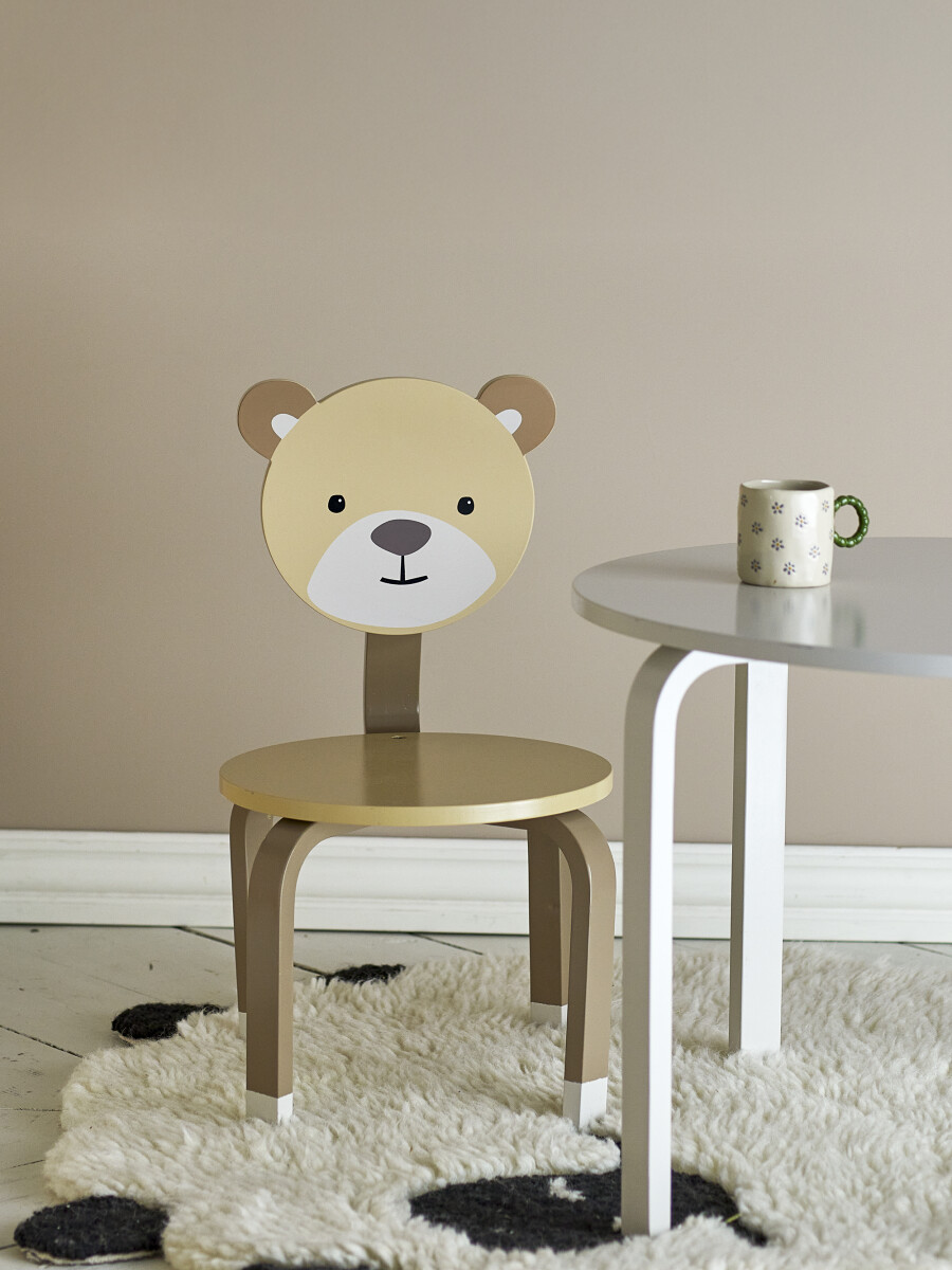 Bloomingville Mini - Marle Børnestol - Bjørn - Brun - Mdf