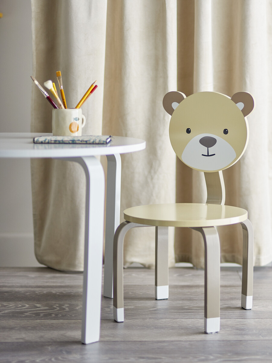 Bloomingville Mini - Marle Børnestol - Bjørn - Brun - Mdf