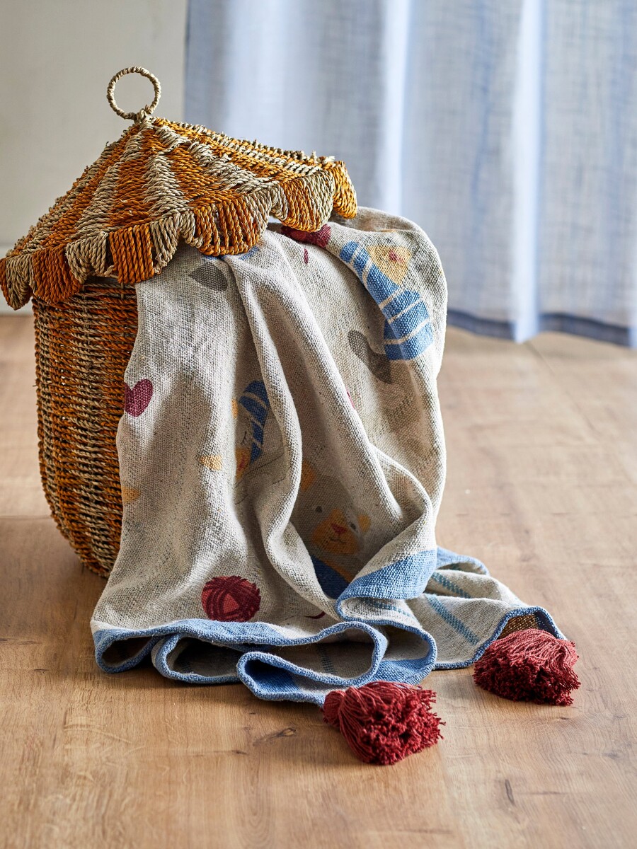 Bloomingville Mini - Mille Plaid Til Børn - 160X130 Cm - Bomuld