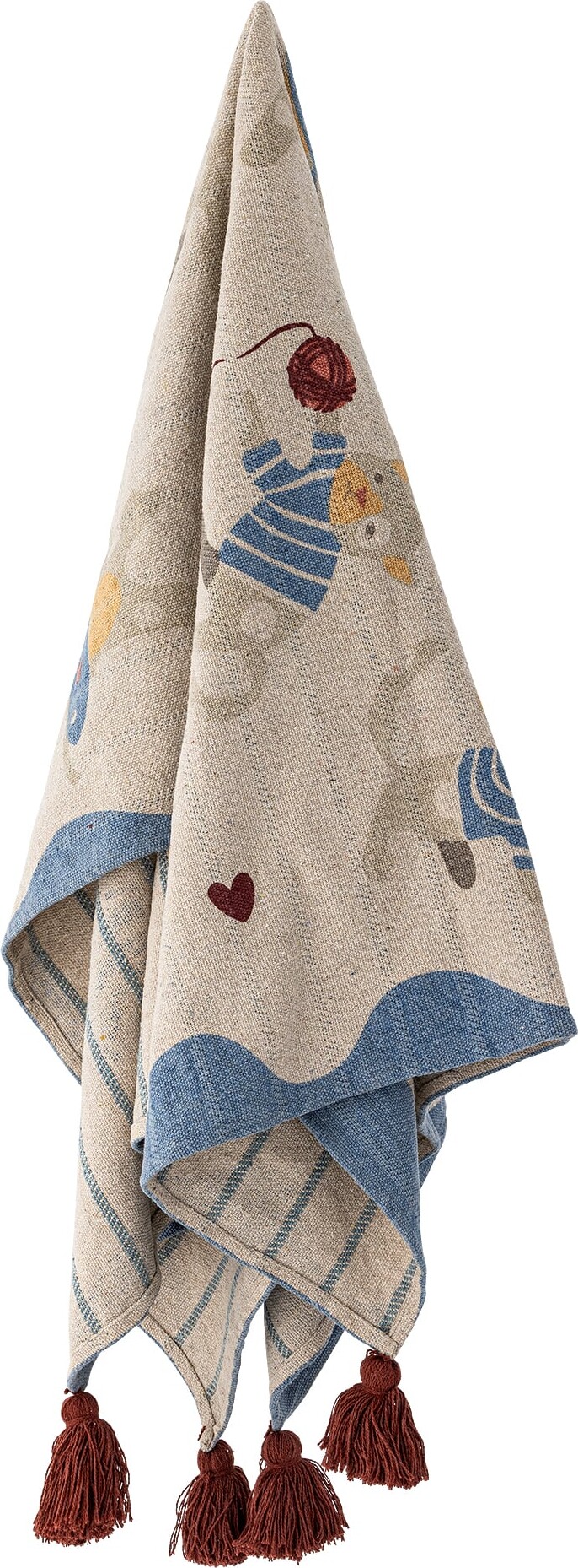 Bloomingville Mini - Mille Plaid Til Børn - 160X130 Cm - Bomuld