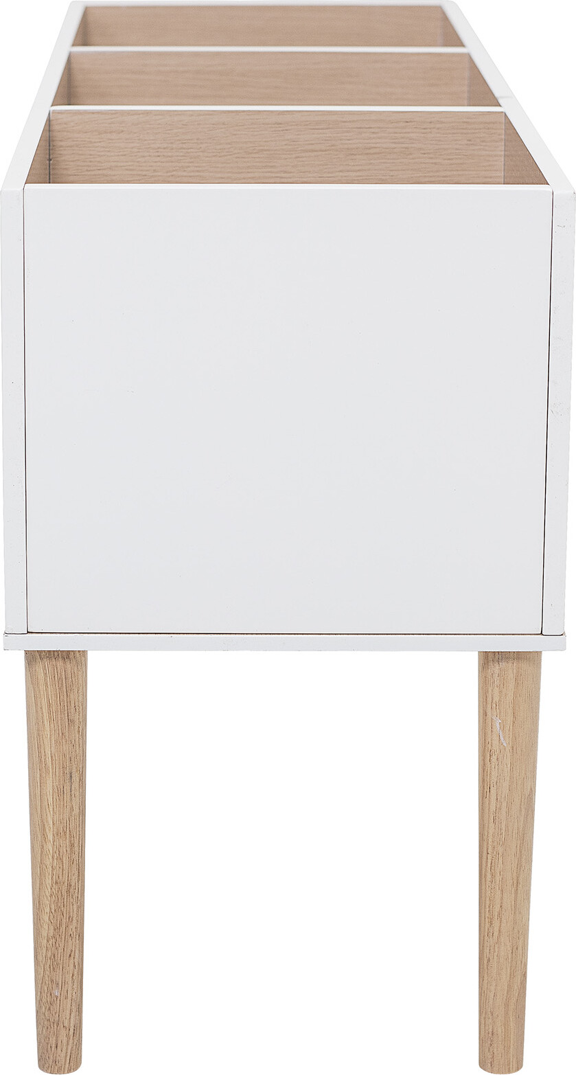 Bloomingville Mini - Salam Bogkasse Med Ben - Hvid - Mdf