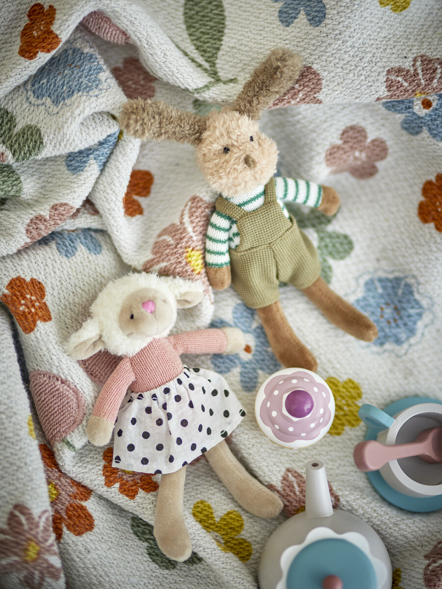 Bloomingville Mini - Sol Og Teo Dukke - Bomuld - Sæt Med 2