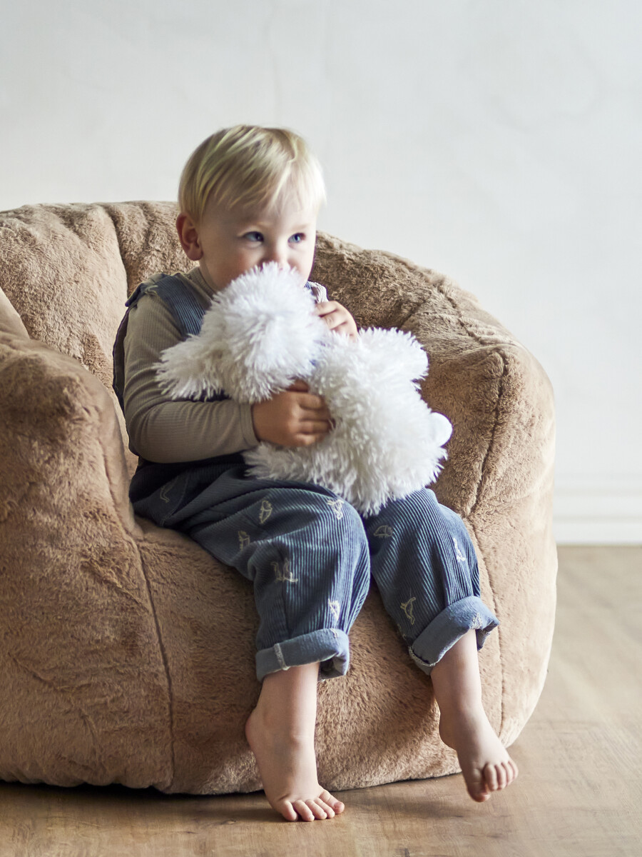 Bloomingville Mini - Tito Bamse - Hvid - Polyester