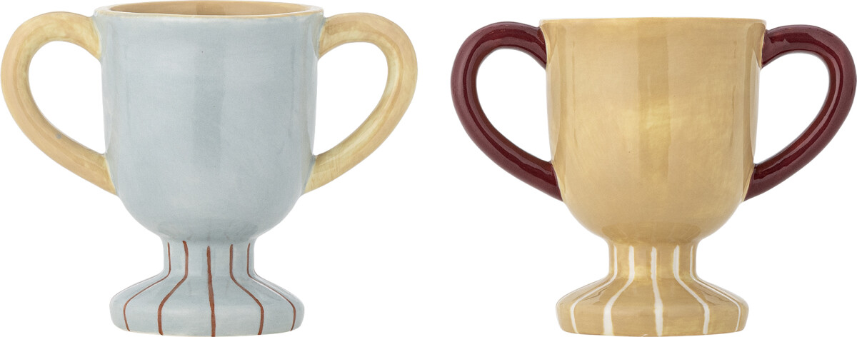 Bloomingville Mini - Trofæ Kop - Stentøj - Sæt Med 2