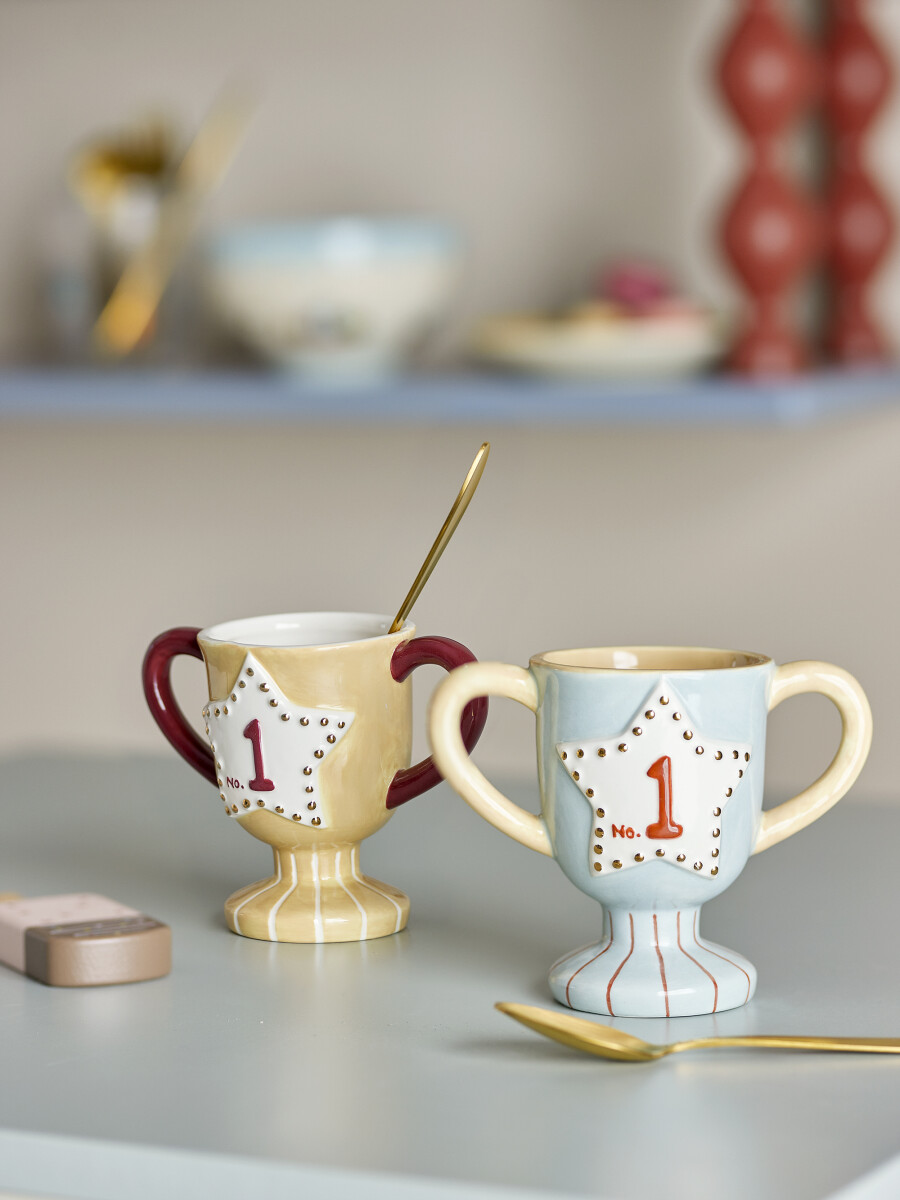 Bloomingville Mini - Trofæ Kop - Stentøj - Sæt Med 2