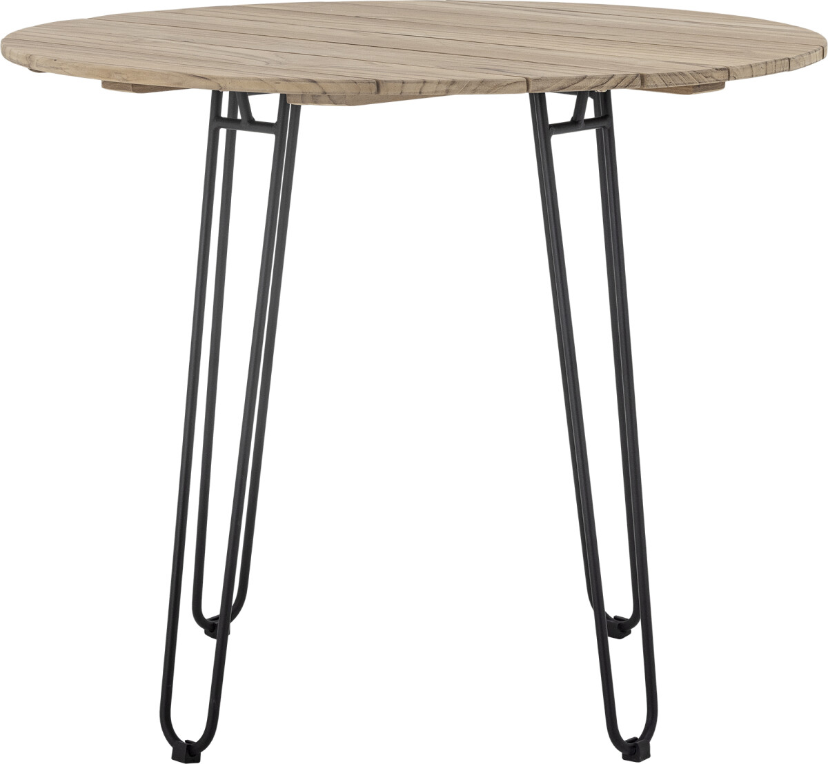 Bloomingville - Molito Spisebord - Rundt - Natur - Ø 90 Cm - Teak Træ