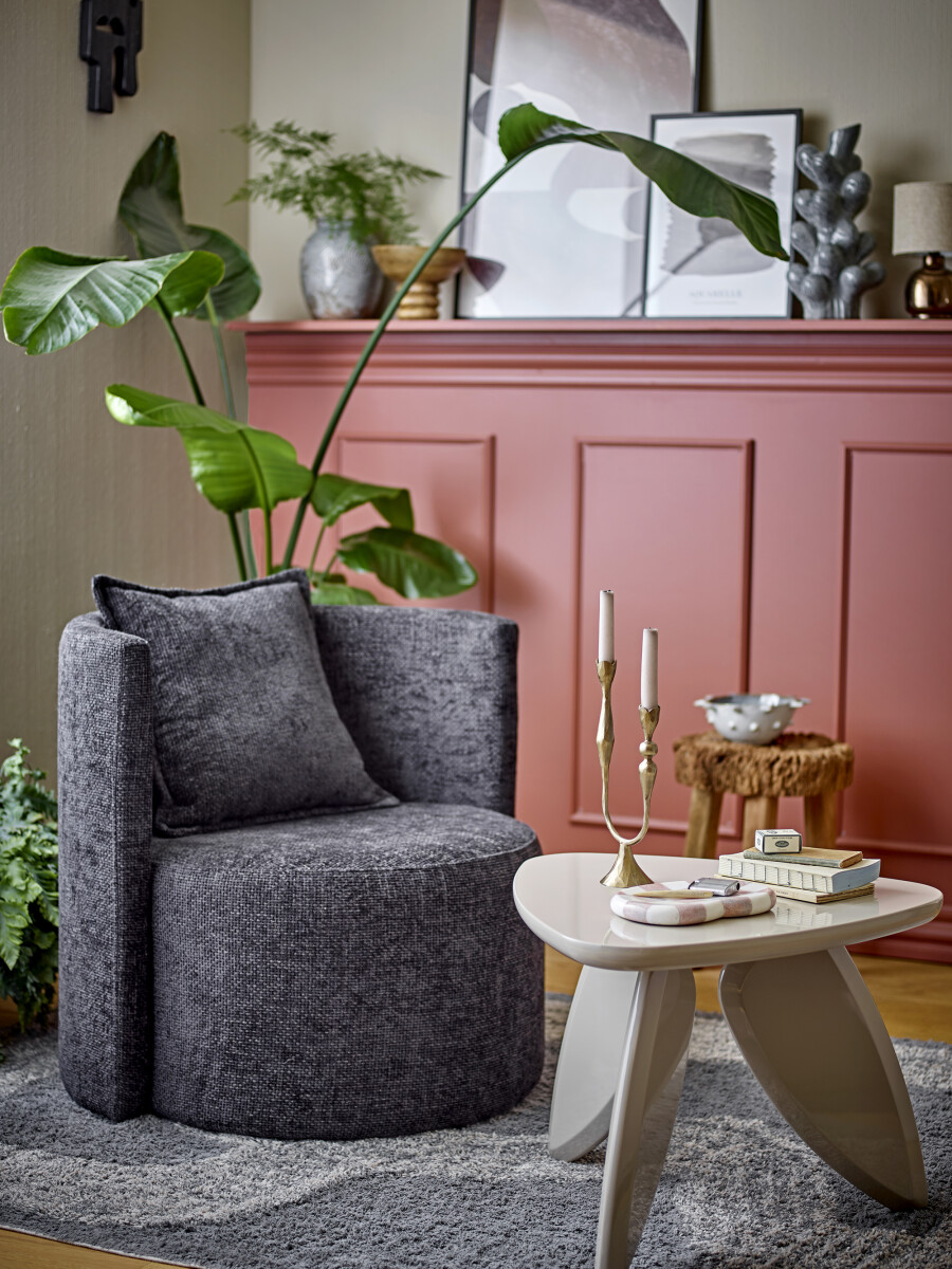 Bloomingville - Morris Loungestol - Indendørs - Grå - Plywood