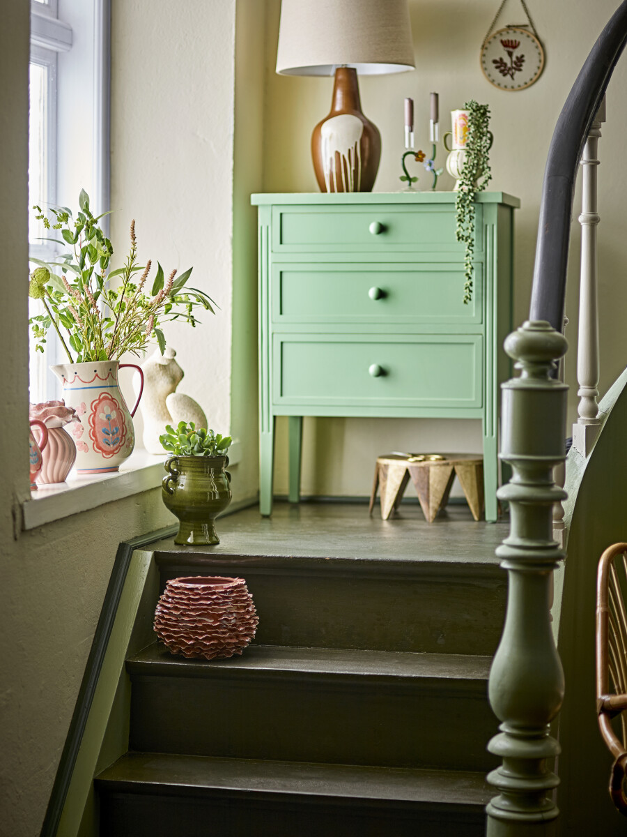 Bloomingville - Morwen Vase - Brun - Stentøj Keramik - H 16 Cm