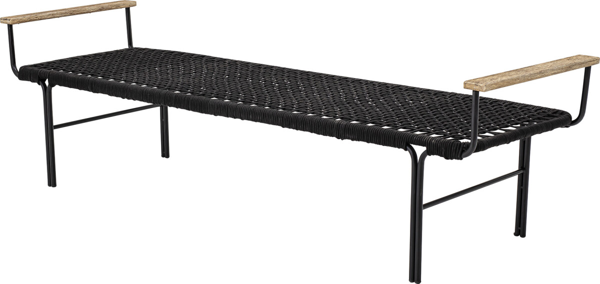 Bloomingville - Mundo Bænk - Sort - Metal