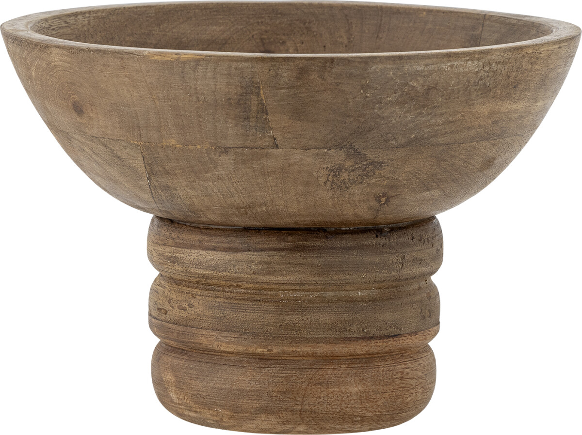 Bloomingville - Skål På Opsats - Nanuka - 100 Mango Træ