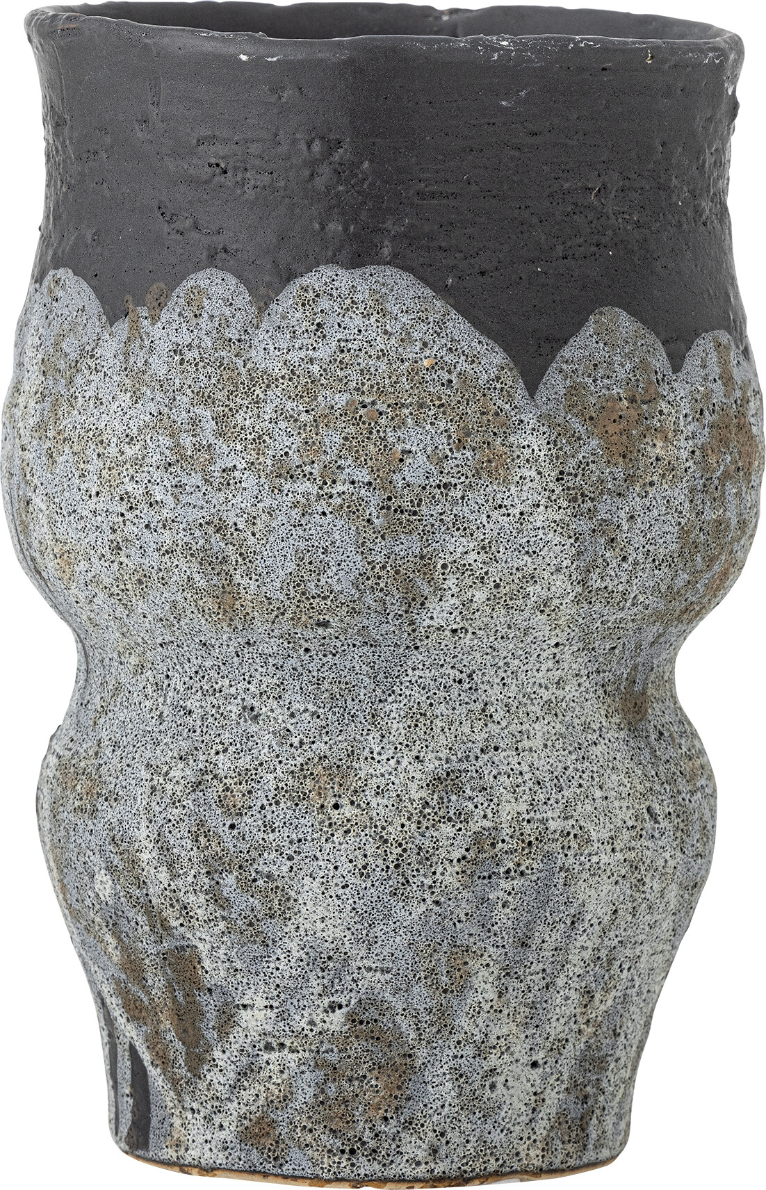 Bloomingville Urtepotteskjuler - Neeson - Blå - Stentøj - 21 5 Cm