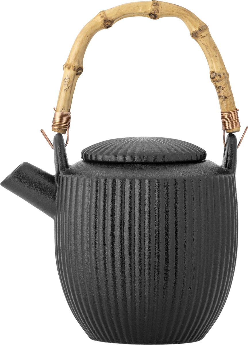 Bloomingville - Neri Tekande - Sort - Stentøj Keramik