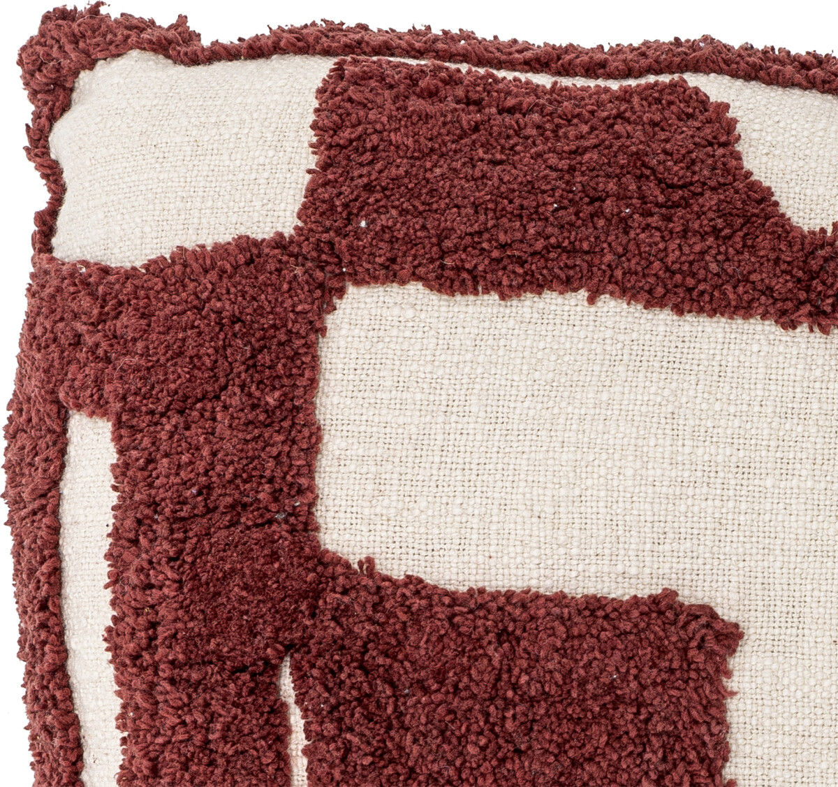 Bloomingville - Olica Pyntepude - Rød - Bomuld - 40X60 Cm