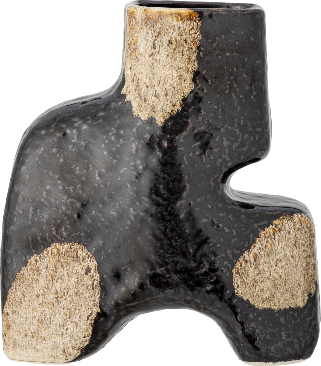 Bloomingville - Ollia Vase - Sort - Stentøj Keramik