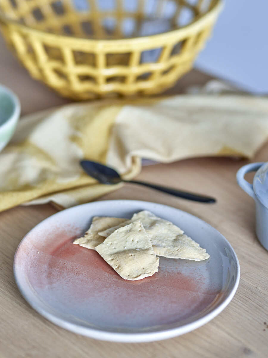Bloomingville - Paula Morgenmadssæt Til 4 - Orange - Stentøj - 12 Dele