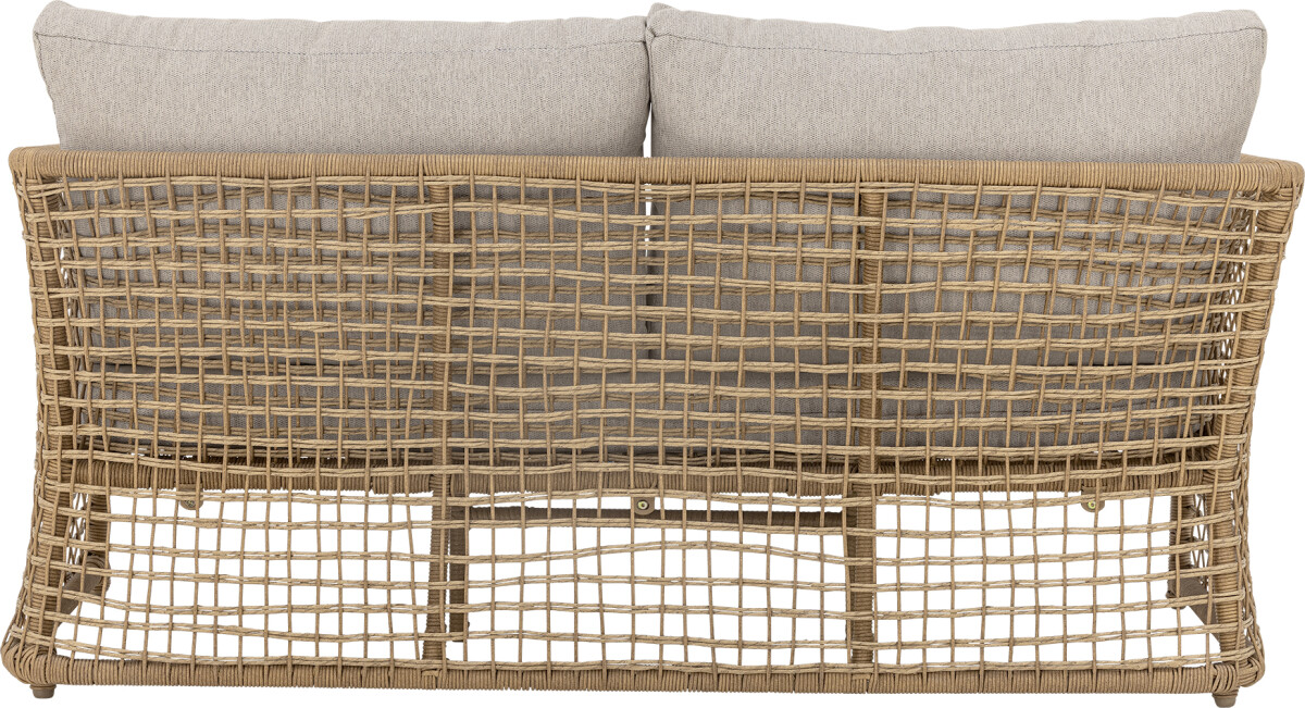 Bloomingville - Penzano Sofa - Natur - Polyrattan - Havesofa - Flet