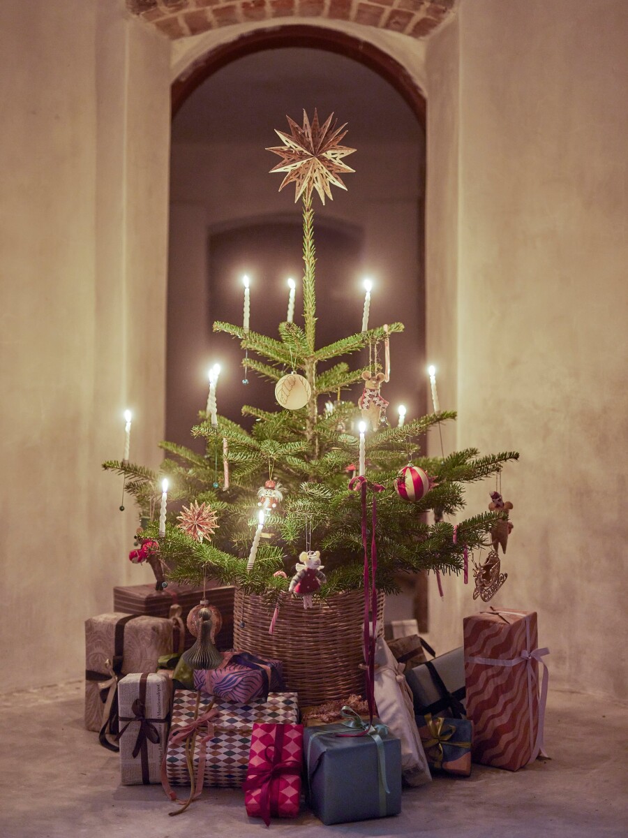 Bloomingville - Peo Juleornamenter - Mus - Multifarvet - Uld - 2 Stk
