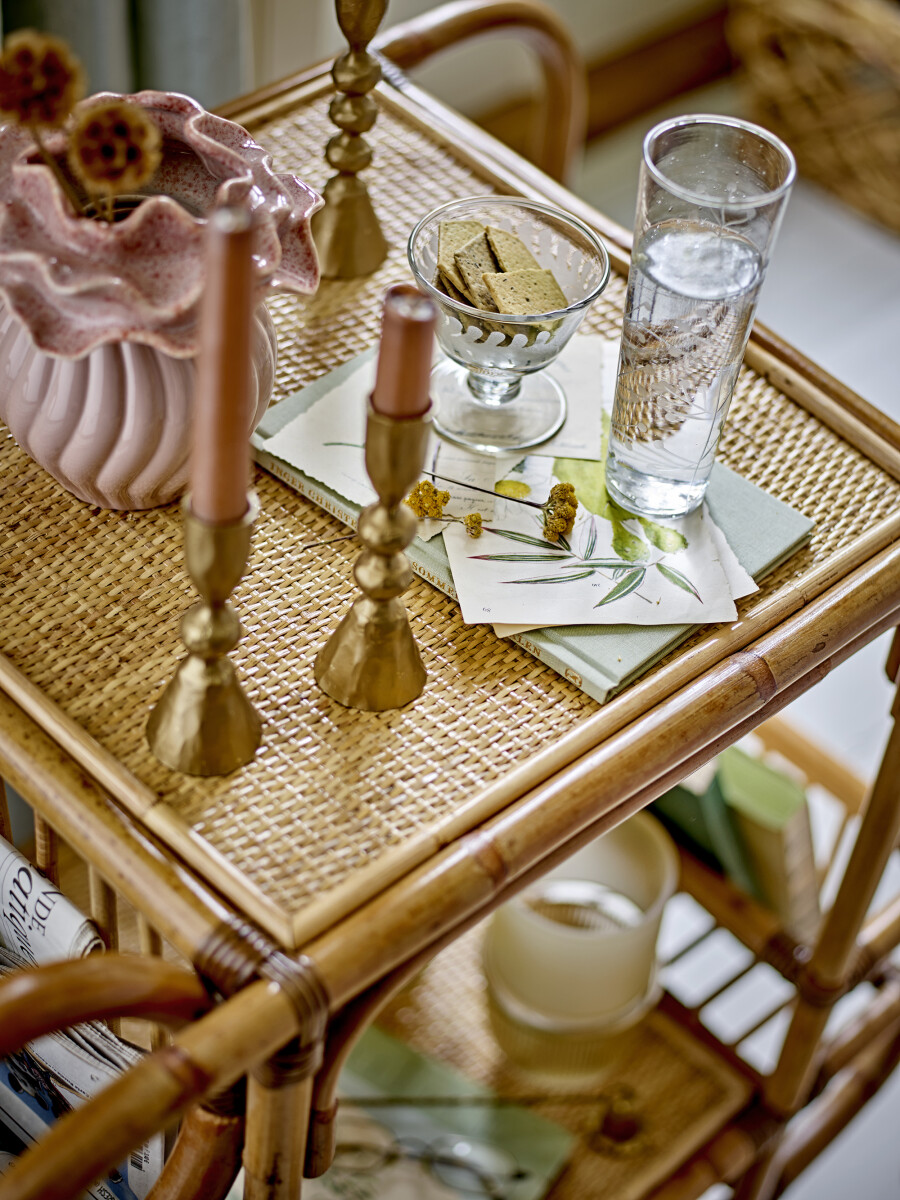 Bloomingville - Petalia Vase - Rosa - Stentøj Keramik - H 17 Cm