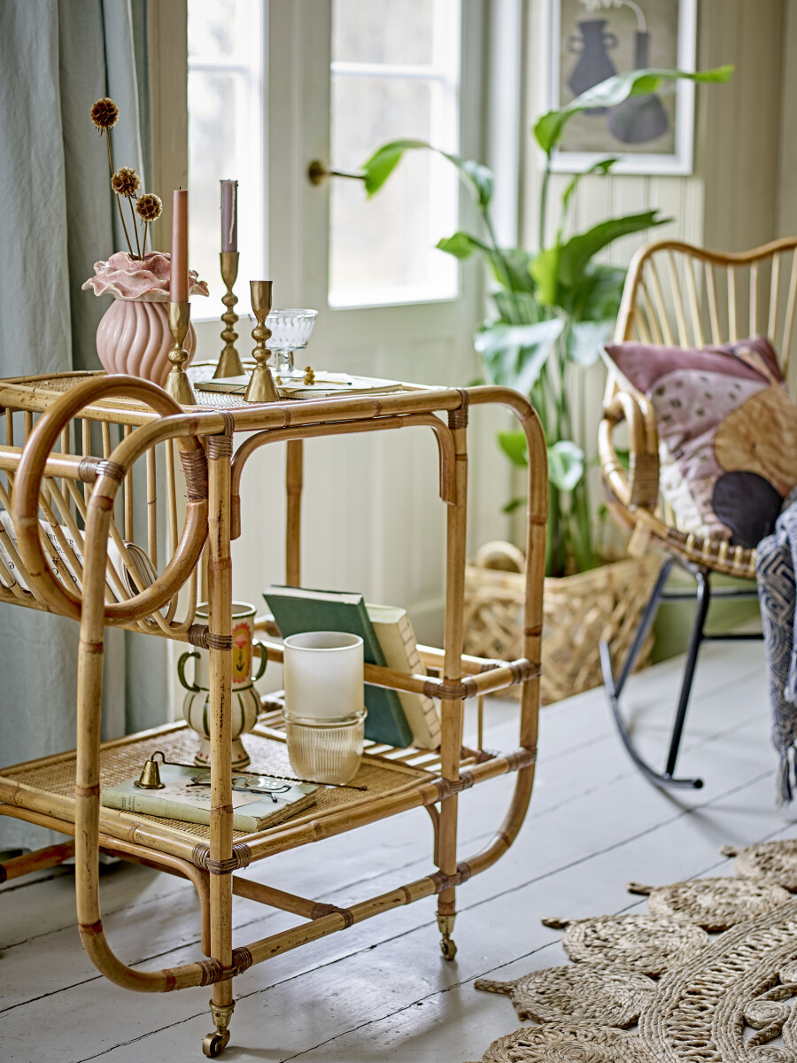 Bloomingville - Petalia Vase - Rosa - Stentøj Keramik - H 17 Cm