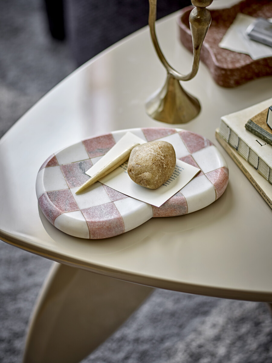 Bloomingville - Petrea Fad - Rosa - Marmor