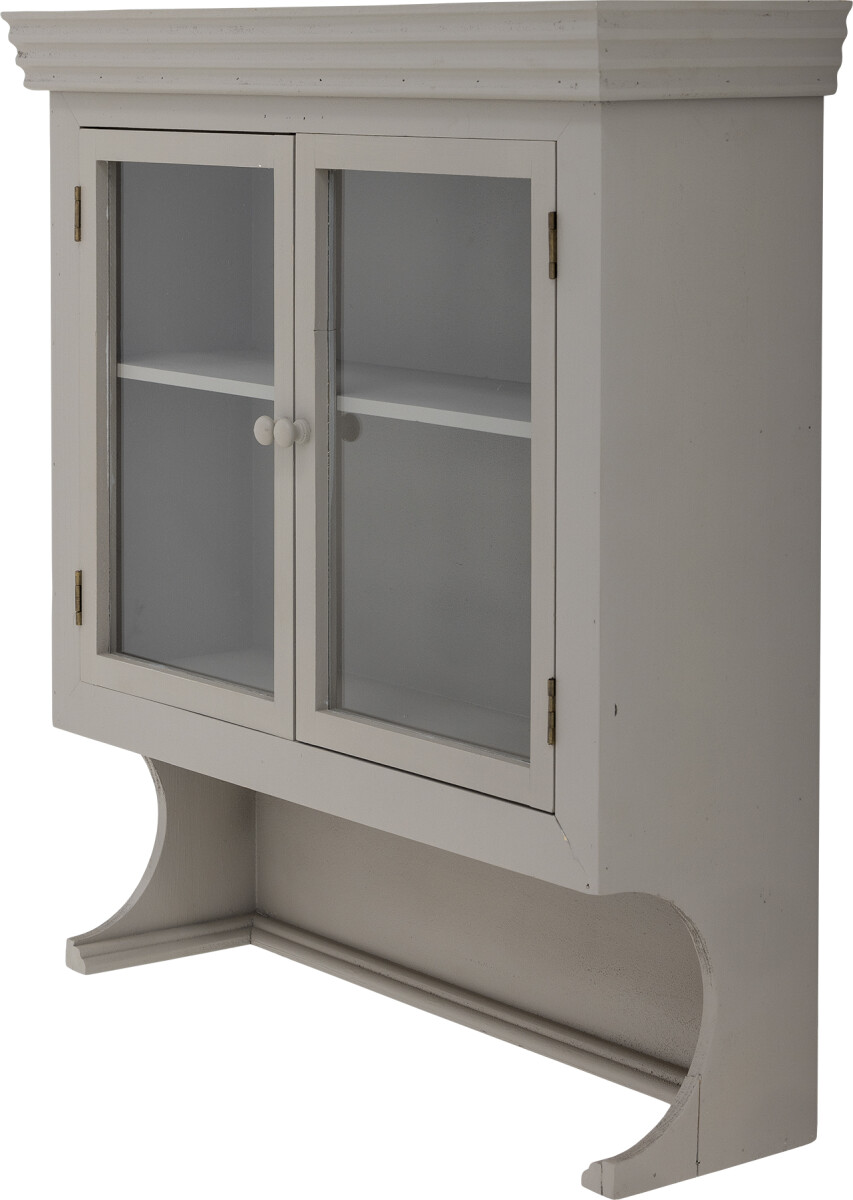 Bloomingville - Pilu Vægskab - Grå - Fyrretræ - 65X70X20 Cm