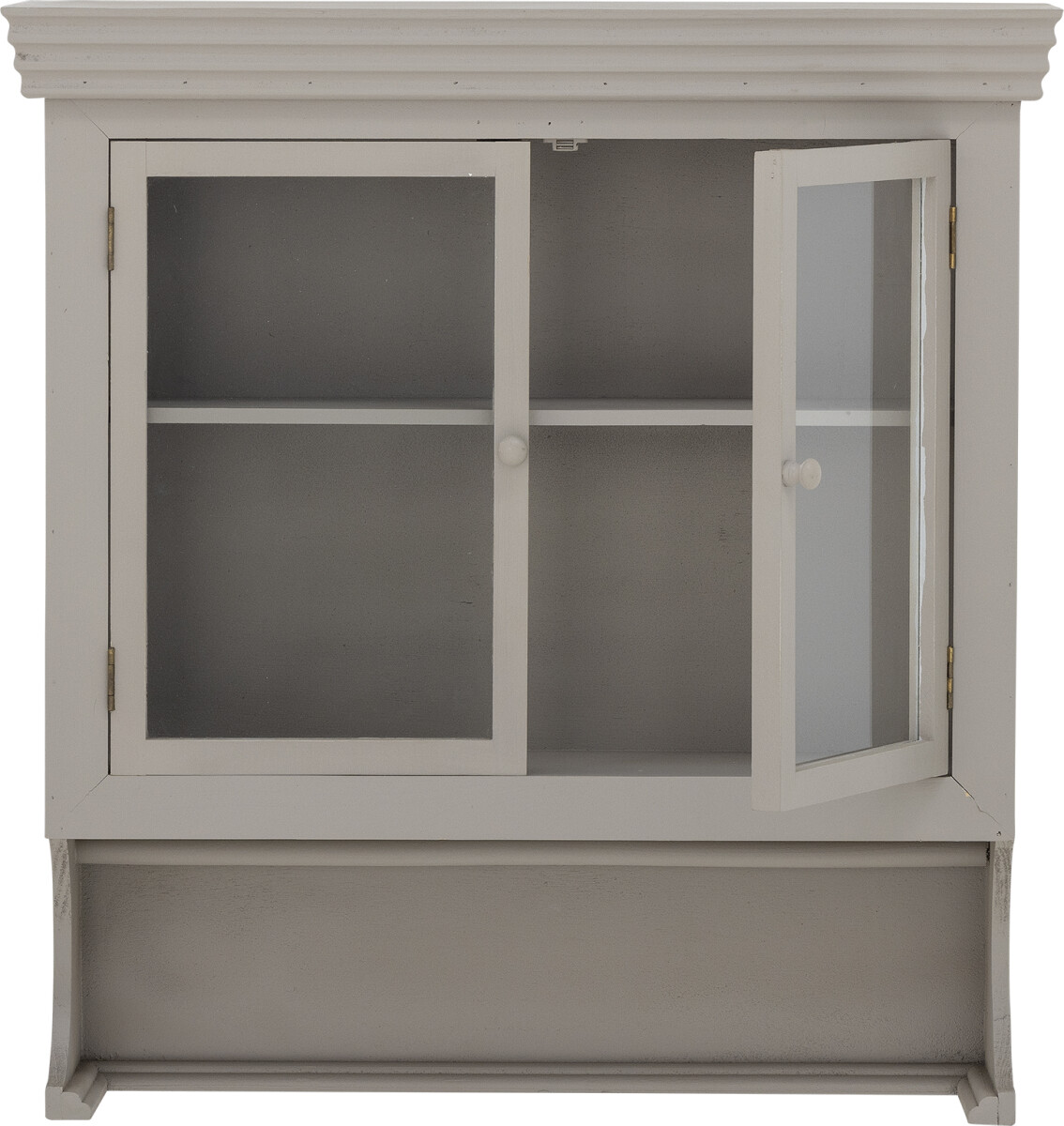 Bloomingville - Pilu Vægskab - Grå - Fyrretræ - 65X70X20 Cm