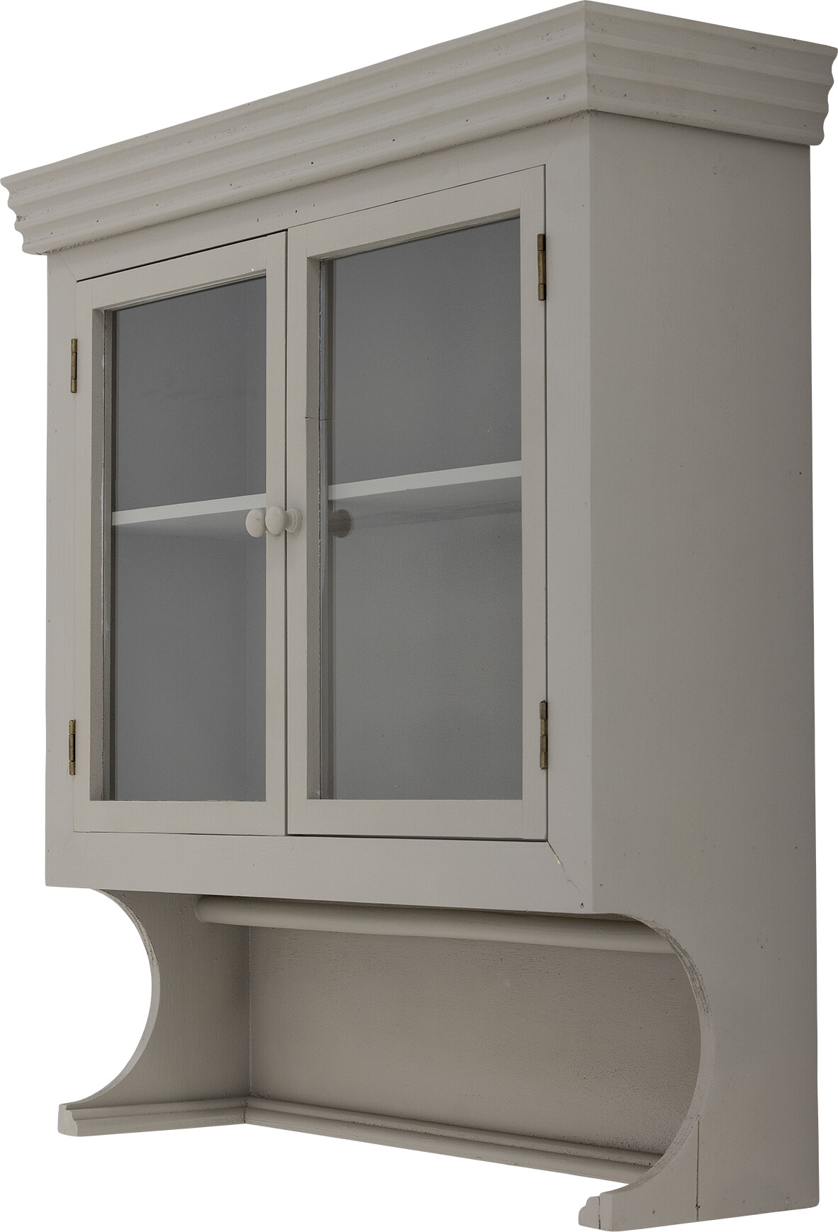 Bloomingville - Pilu Vægskab - Grå - Fyrretræ - 65X70X20 Cm