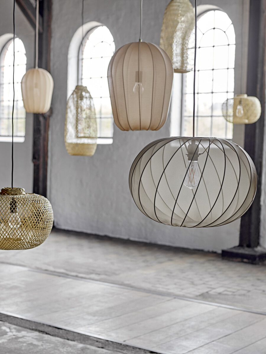 Bloomingville - Piola Pendel Lampe - Natur - Polyester