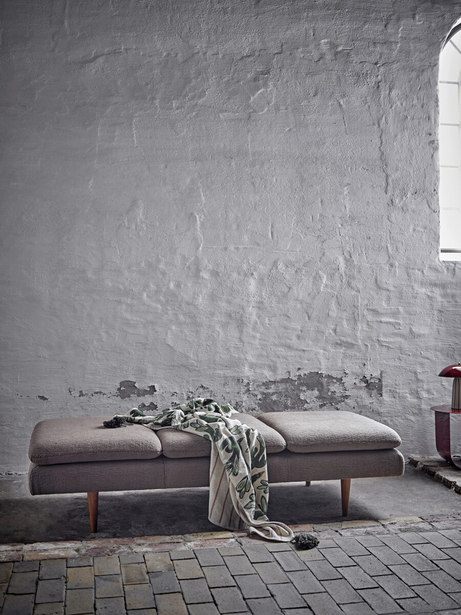 Bloomingville - Pione Daybed - Brun - Gummitræ - 198X47X77 Cm