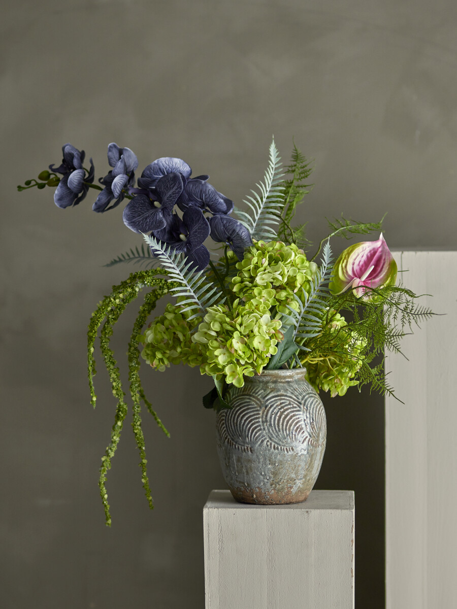 Bloomingville - Poetry Kunstig Blomster Buket - Grøn - H 80 Cm