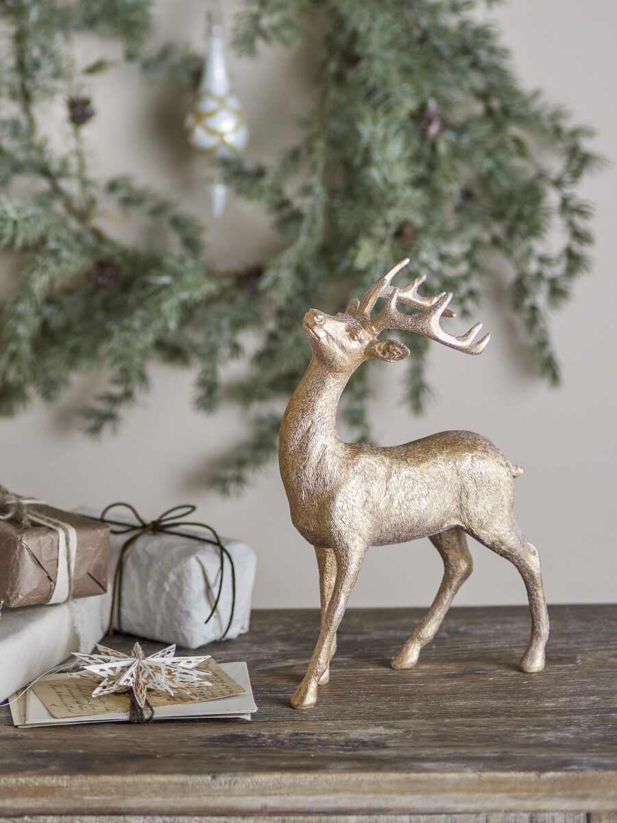 Bloomingville Julepynt - Danser Figur - Stående - Guld - Polyresin