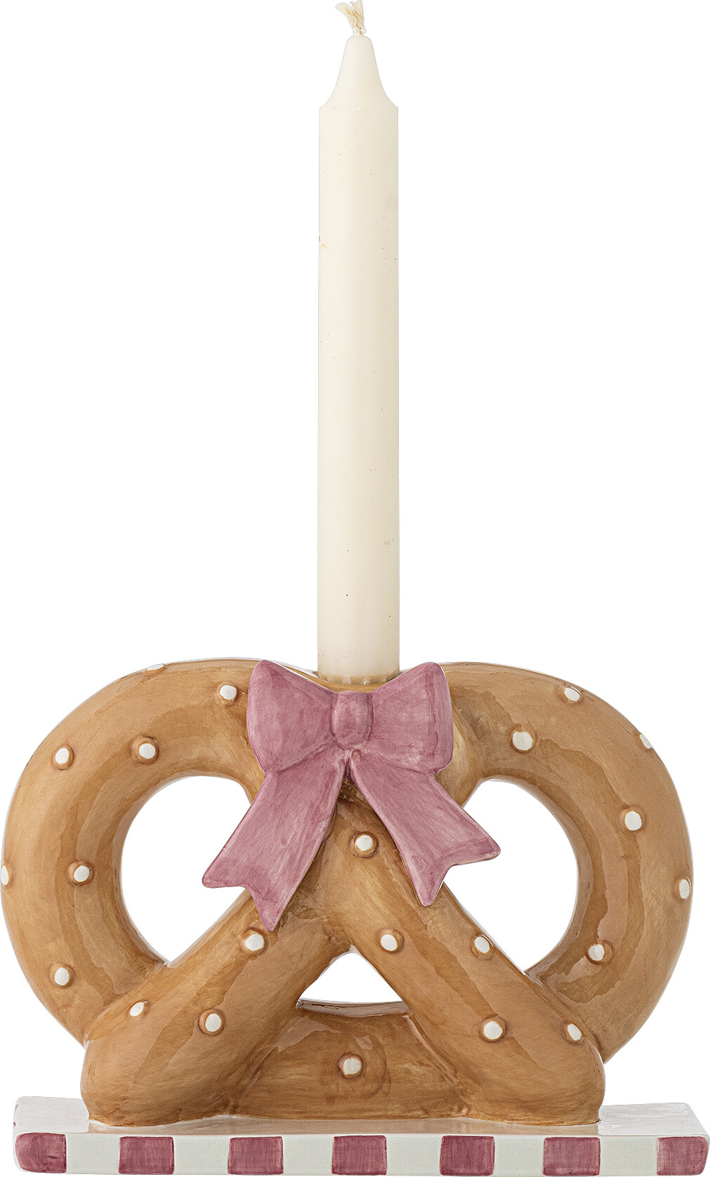 Bloomingville - Pretzie Julestage - Kringle - Brun - Keramik