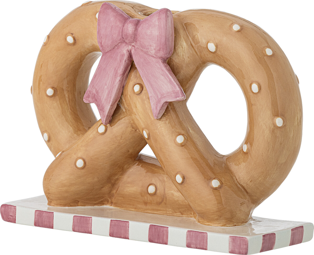 Bloomingville - Pretzie Julestage - Kringle - Brun - Keramik