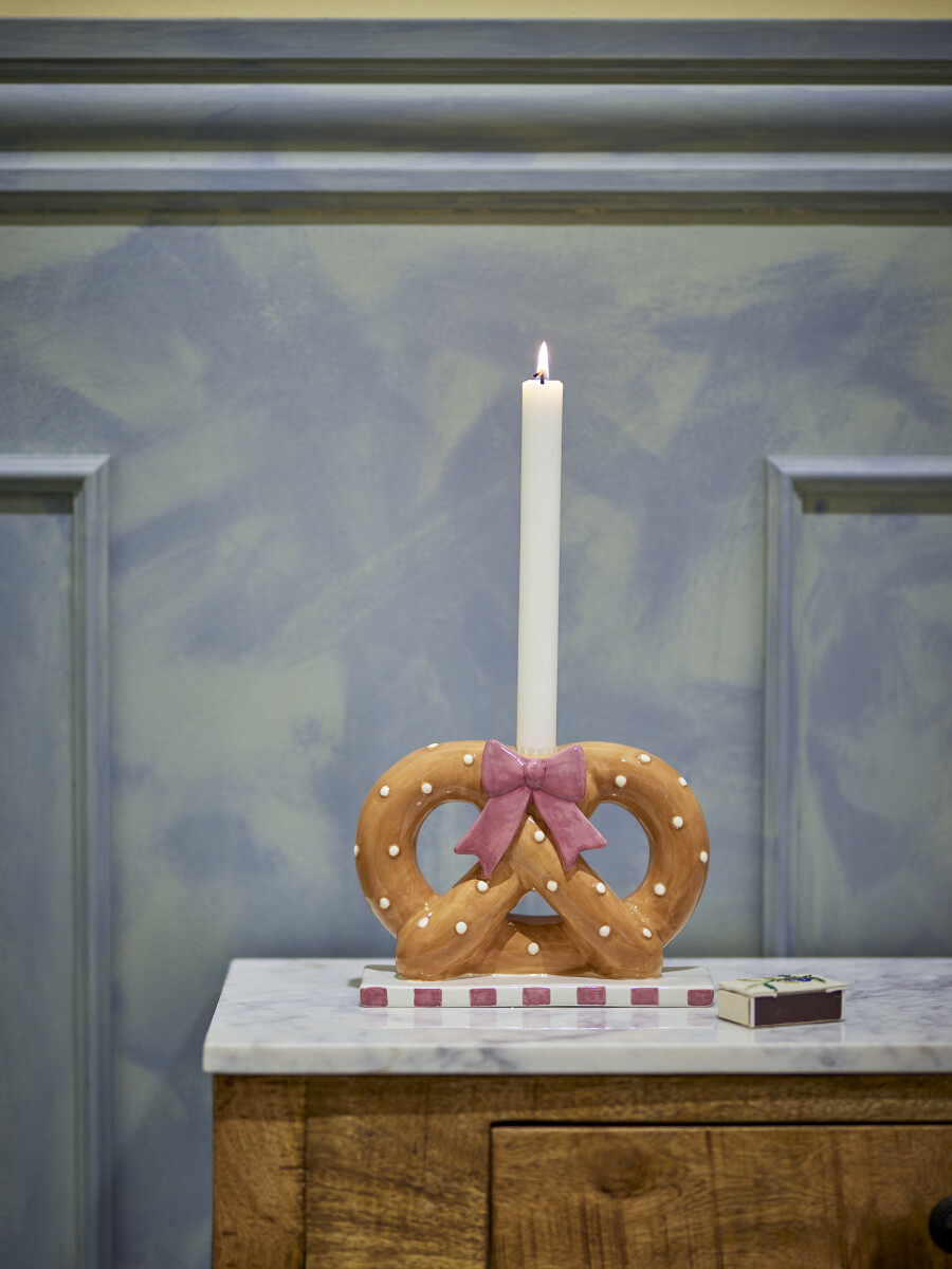 Bloomingville - Pretzie Julestage - Kringle - Brun - Keramik