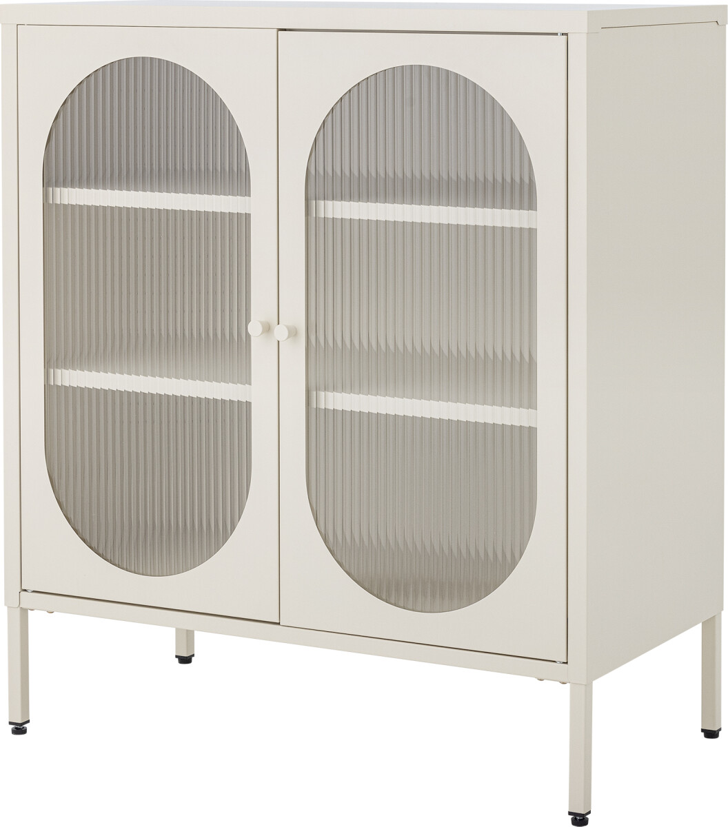 Bloomingville - Salvo Skab - Natur - Metal - 80X90X40 Cm