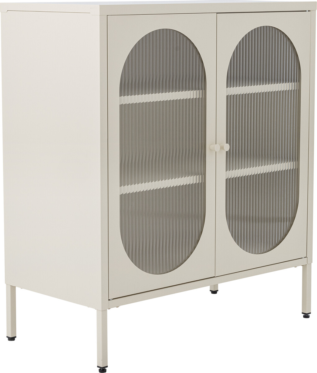 Bloomingville - Salvo Skab - Natur - Metal - 80X90X40 Cm